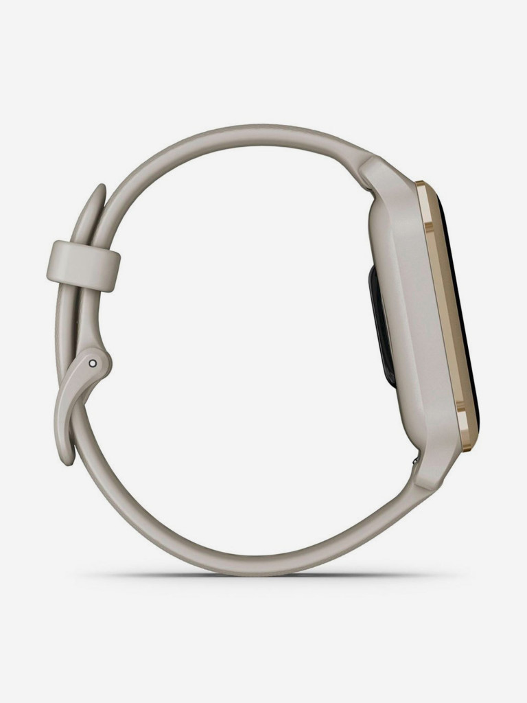 Спортивные часы Garmin Venu Sq 2 Music Cream Gold с алюминиевым безелем