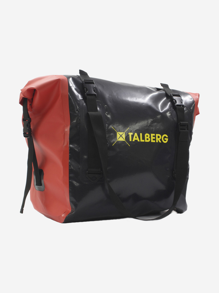 Гермосумка с широким входом Talberg HUNT DRY BAG PVC 90, черный/красный