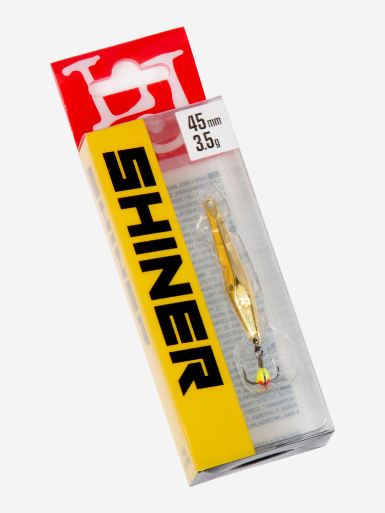 Блесна вертикальная зимняя Lucky John SHINER, длина 45 мм G, блистер