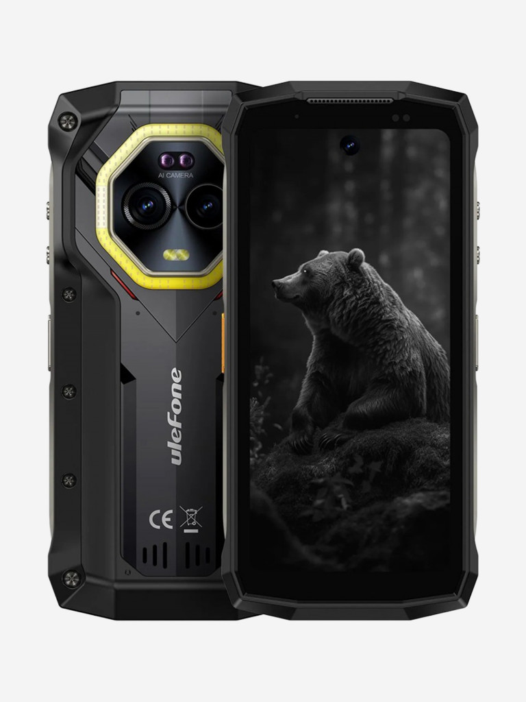 Смартфон Ulefone Armor Mini 20 6+256 Black, 4.7”, 90Hz, HD+, MTK G99, 4G, And14, 50+64 Infrared, 32MP, 6200mAh