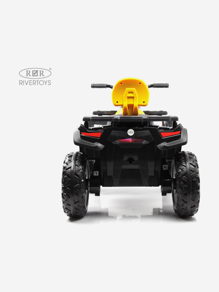 Детский электроквадроцикл RIVERTOYS T001TT 4WD желтый