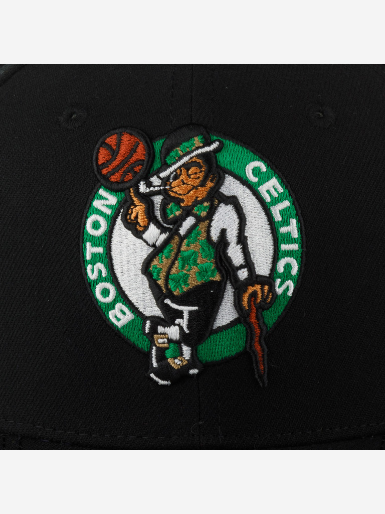 Бейсболка MITCHELL NESS HHSS6268-BCEYYPPPBLCK Boston Celtics NBA