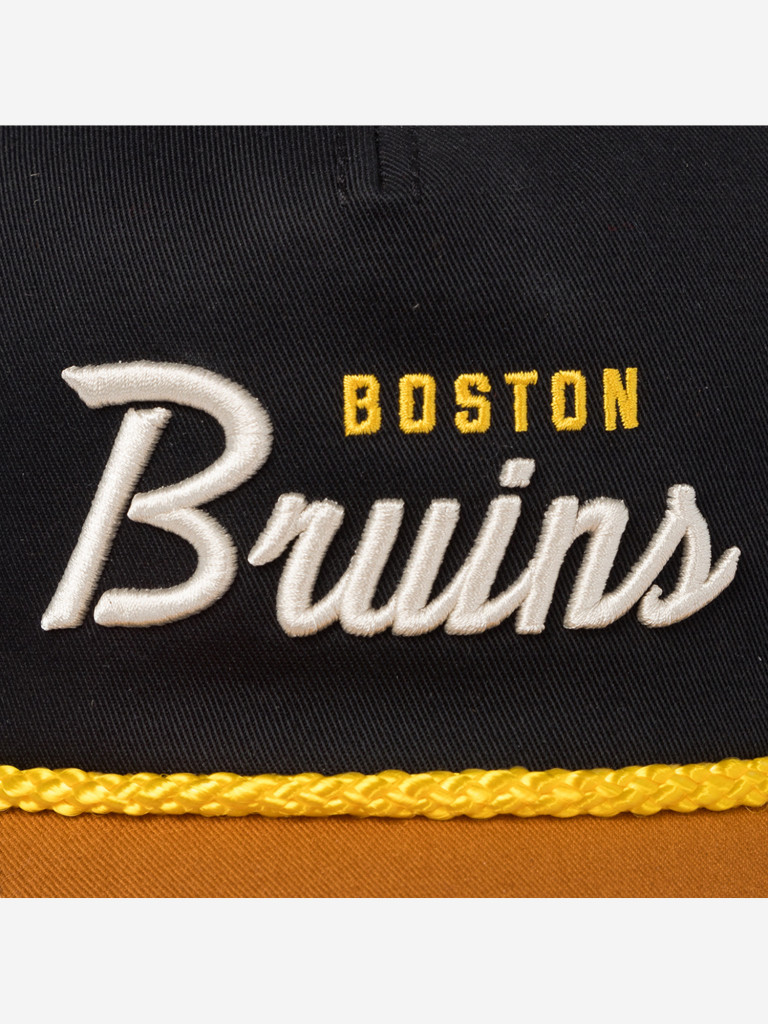 Бейсболка AMERICAN NEEDLE 23008A-BBR Boston Bruins Roscoe NHL (черный)