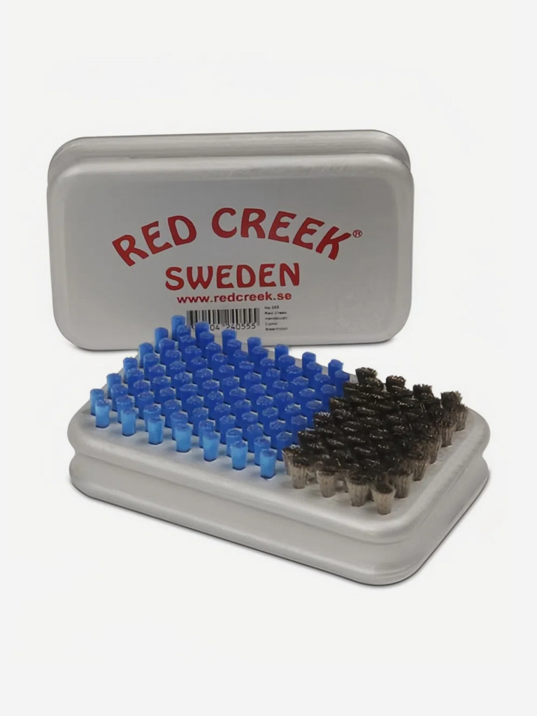 Щётка RED CREEK Combi, ультратонкая сталь/синий нейлон