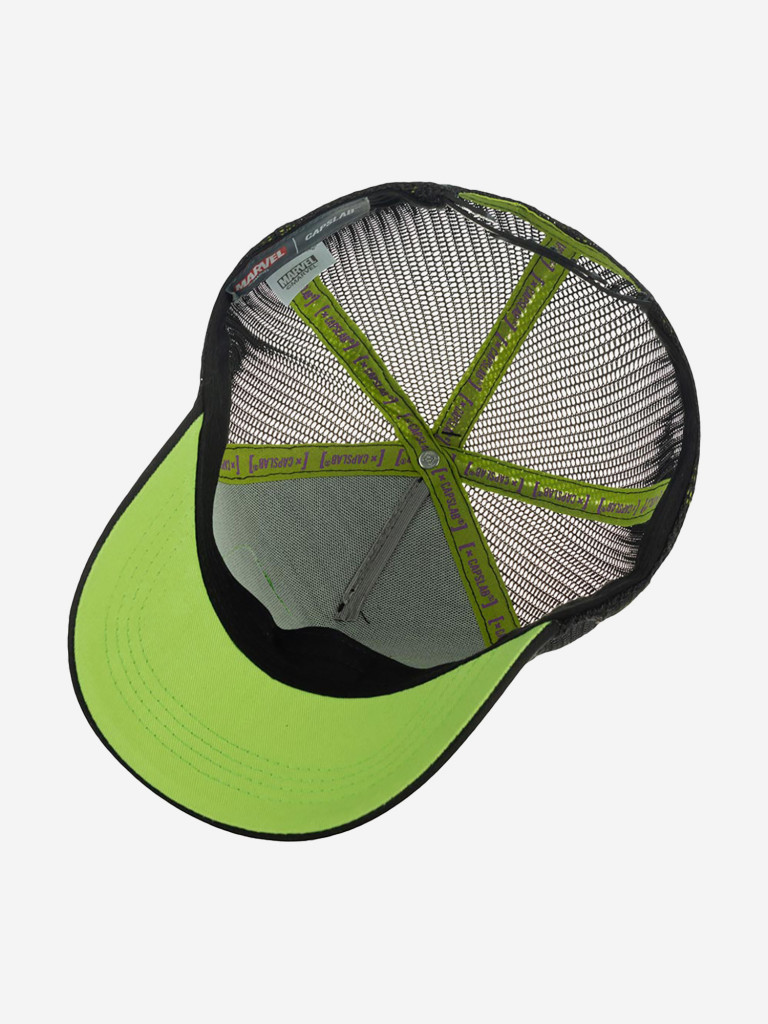 Бейсболка с сеточкой CAPSLAB CL/MAR/1/HLK5 Marvel Hulk (черный)