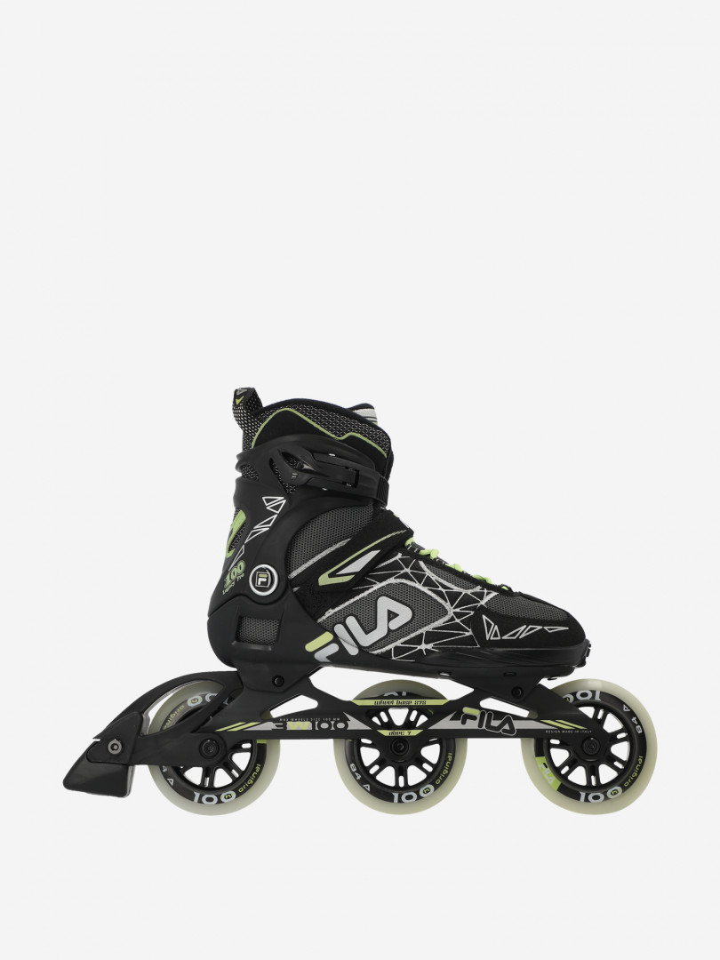 фото Роликовые коньки женские fila legacy pro lady 100, черный