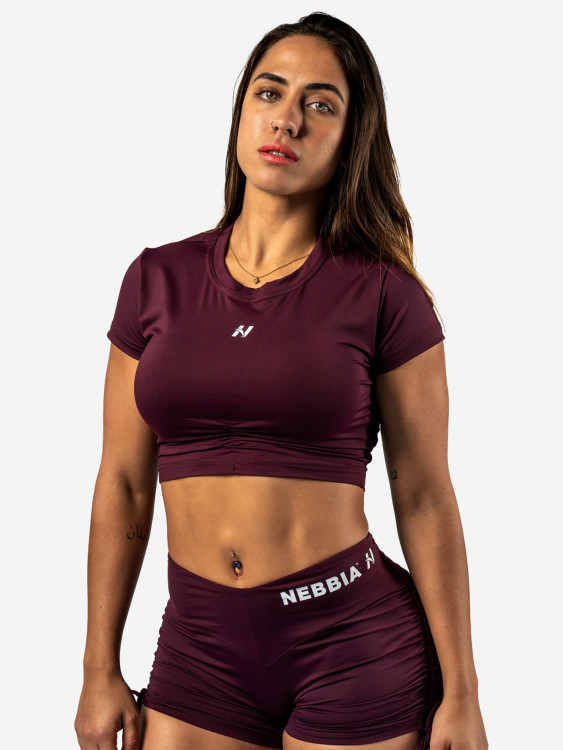 Топ спортивный женский NEBBIA Open-back Cropped Top STRONG BEAUTY 430
