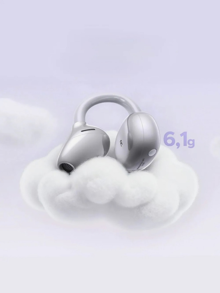 Наушники клипсы беспроводные UGREEN WS218 (85911) ClipBuds Pro ANC Earphone BT 6.0 Active Noise Cancellation Hi-Res