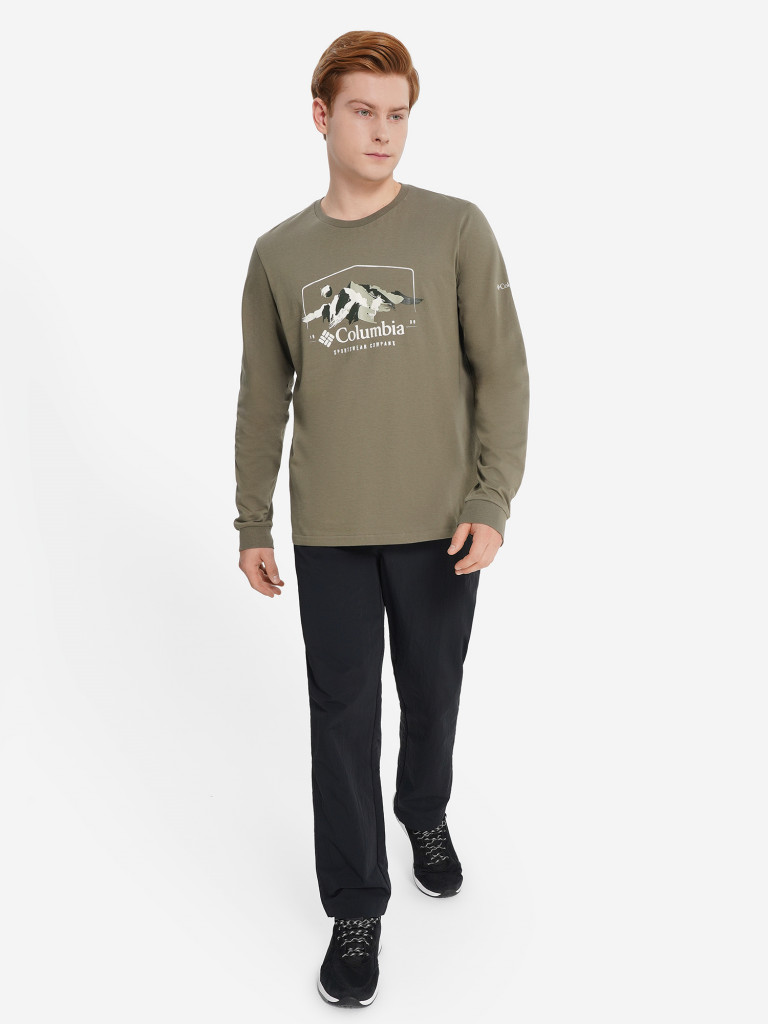 Лонгслив мужской Columbia Csc Seasonal Logo Ls Tee
