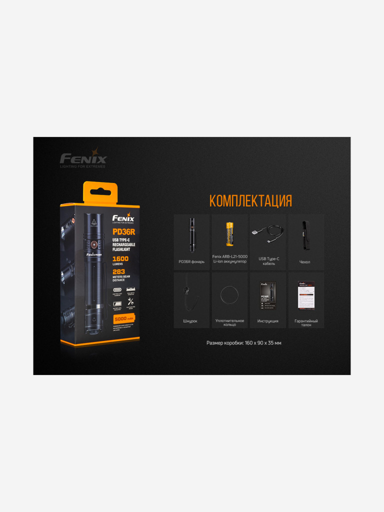 Фонарь Fenix PD36R
