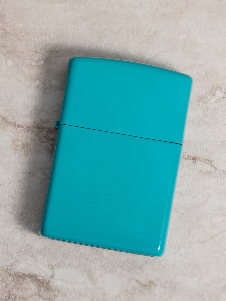 Зажигалка бензиновая ZIPPO 49454 Classic Flat Turquoise