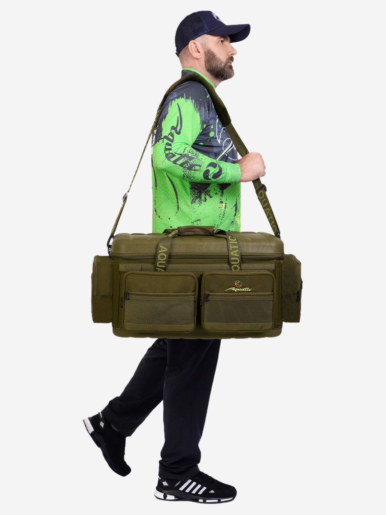 Рыболовная сумка с жестким дном и крышкой Aquatic С-1-100, 100л