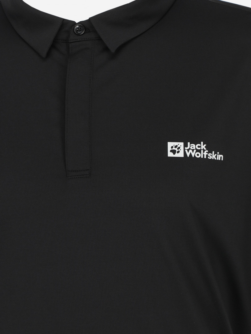 Поло мужское Jack Wolfskin Delgami 30829300299 Черный, размер 54, 56,58,50, 52,60, фото 9