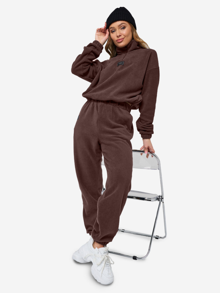 Костюм женский флисовый XVOYA коричневый