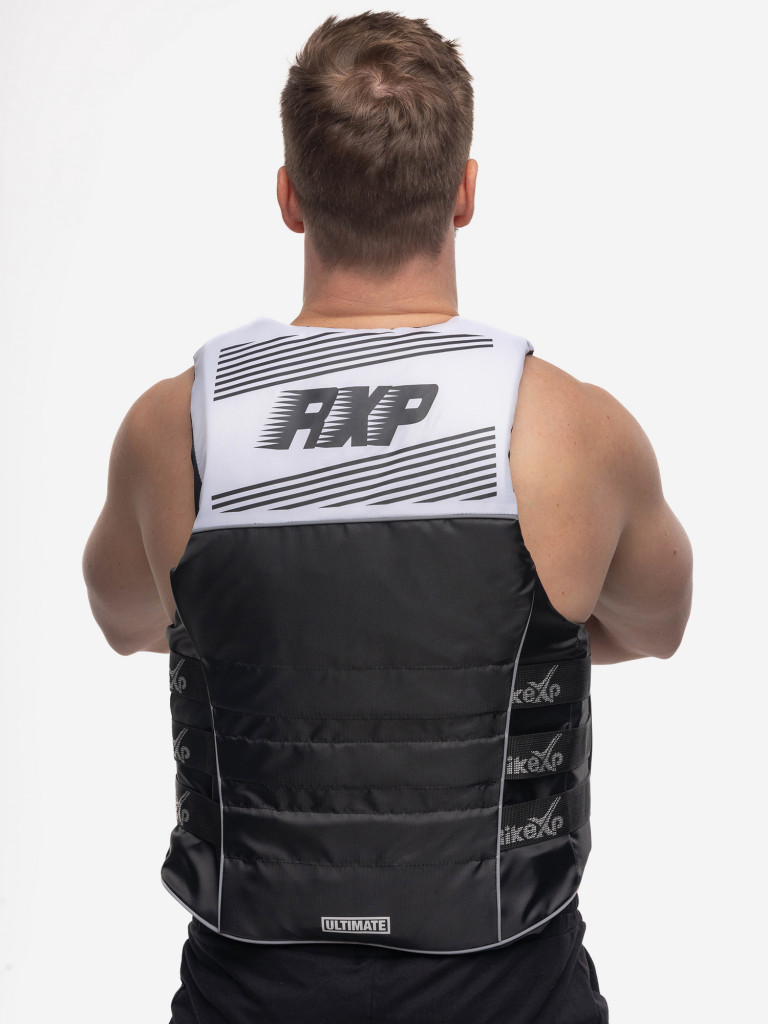 Спасательный жилет белый с ручками hikeXp RXP Ultimate Black/White