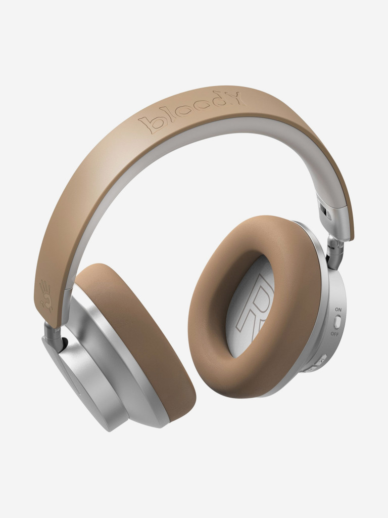 Наушники A4TECH Bloody MH390, 3.5 мм/Bluetooth, накладные, хаки