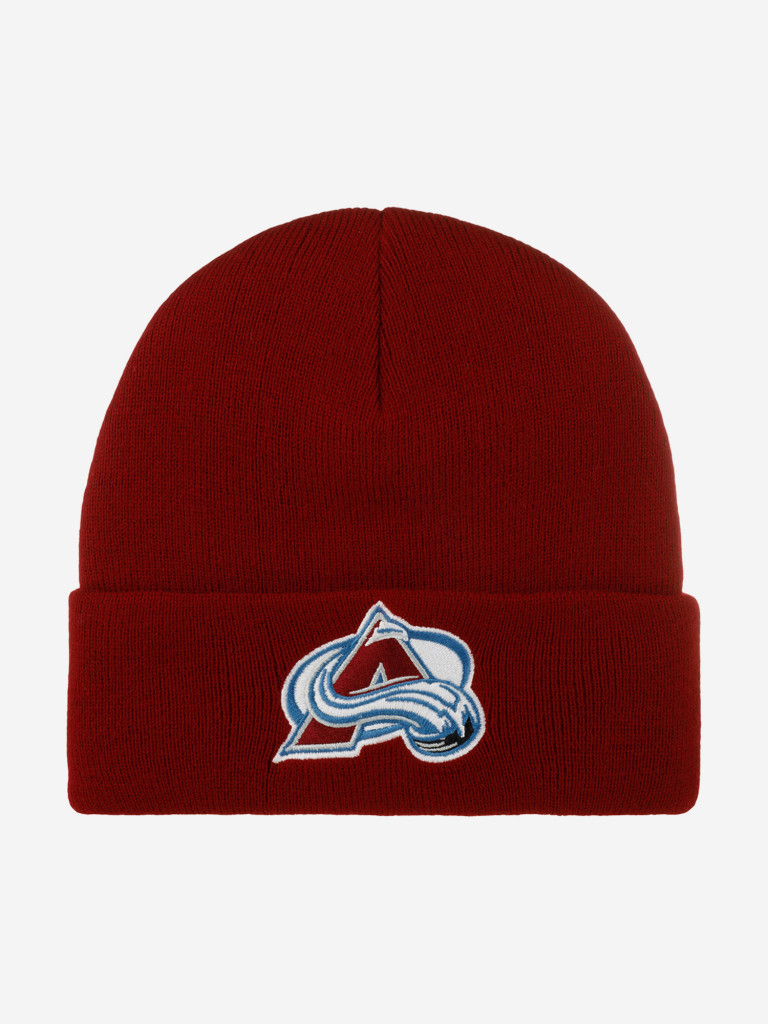 Шапка с отворотом MITCHELL NESS EU175-TEAMTALK-BURG Colorado Avalanche NHL (красный)