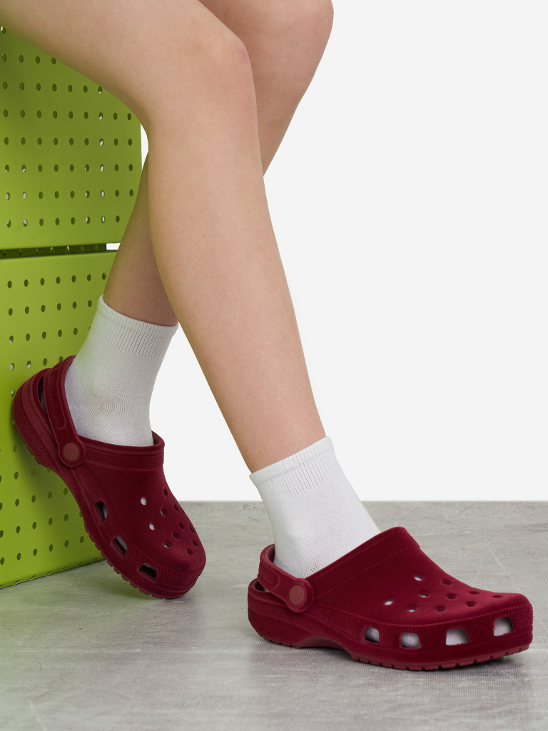 Сабо для девочек Crocs Classic Velvet Clog