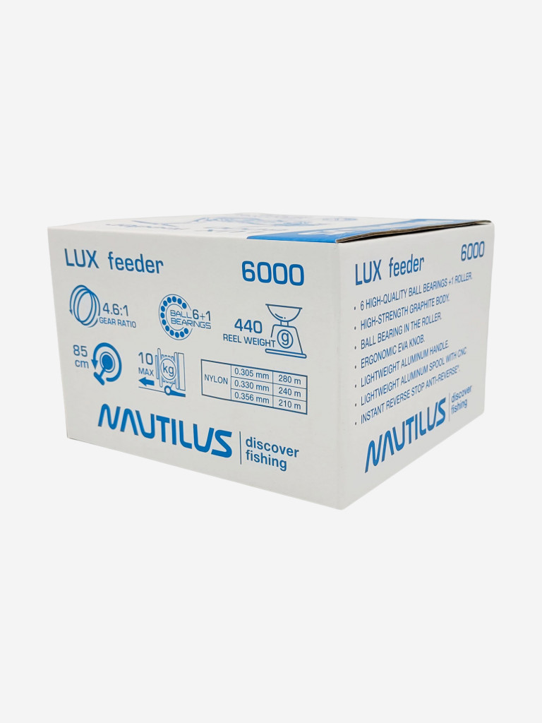 Катушка для фидера Nautilus LUX Feeder 6000, с передним фрикционом