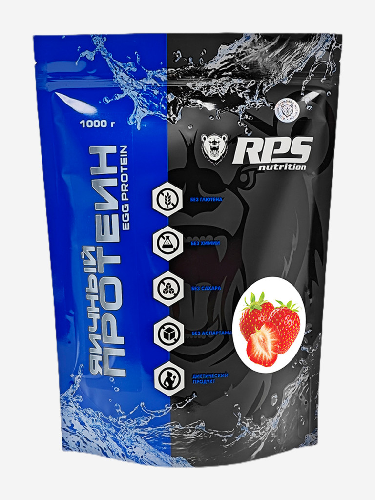 Протеин яичный RPS Nutrition 1000 гр Клубника