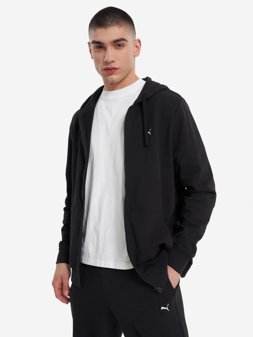 фото Толстовка мужская puma ess elevated, черный