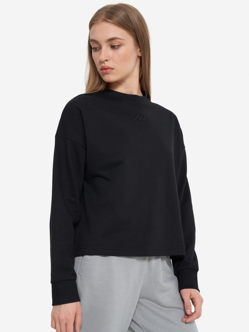 Свитшот женский Kappa, Черный