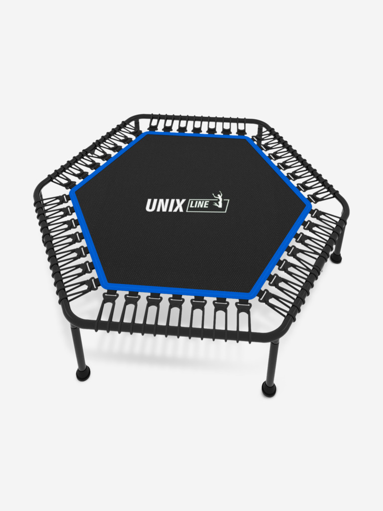 Батут спортивный для фитнеса и джампинга UNIX Line Fitness Lite 125 см, синий