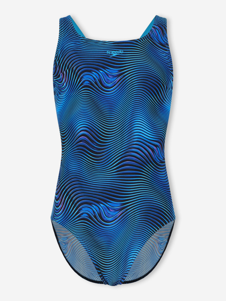 Купальник слитный для девочек Speedo Print Leaderback