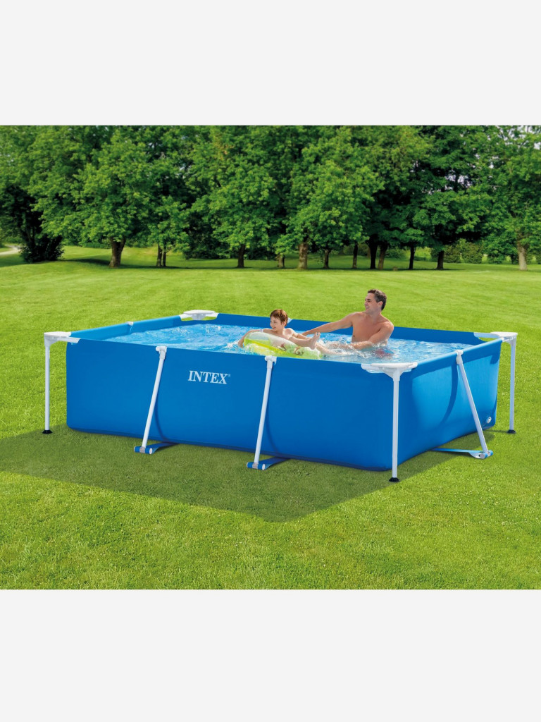 Бассейн каркасный Intex Rectangular Frame, 260x160x65 см, синий