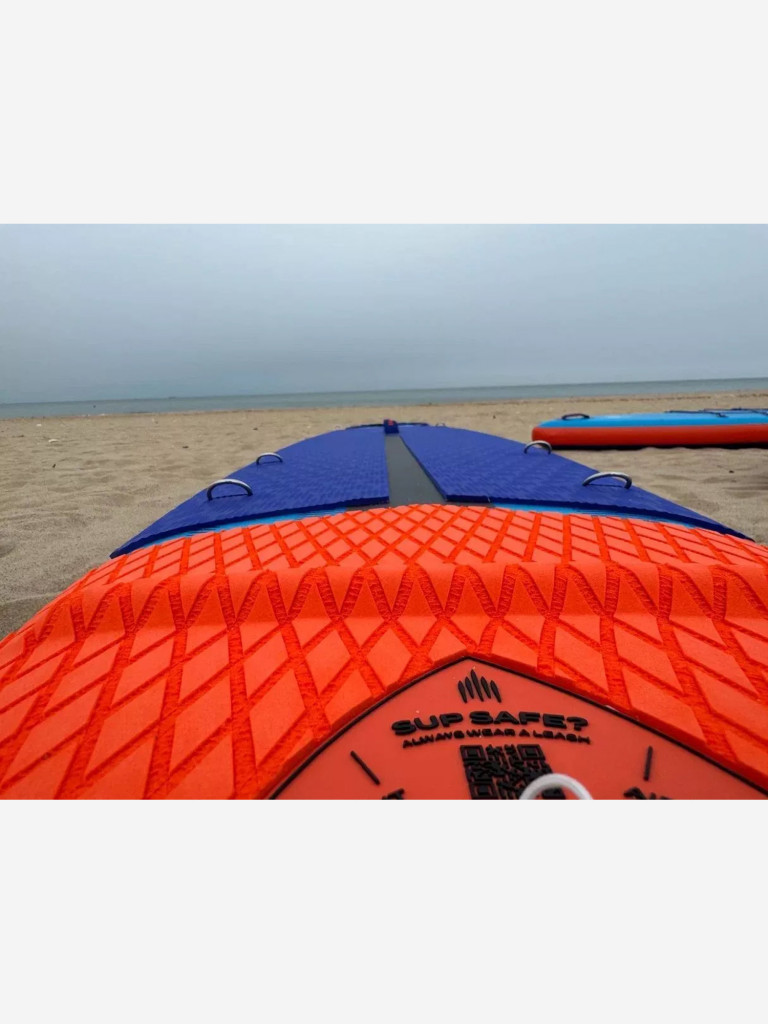 Сапборд надувной двухслойный Shark Speed+ 12.6x28x5, 381x71x12 см