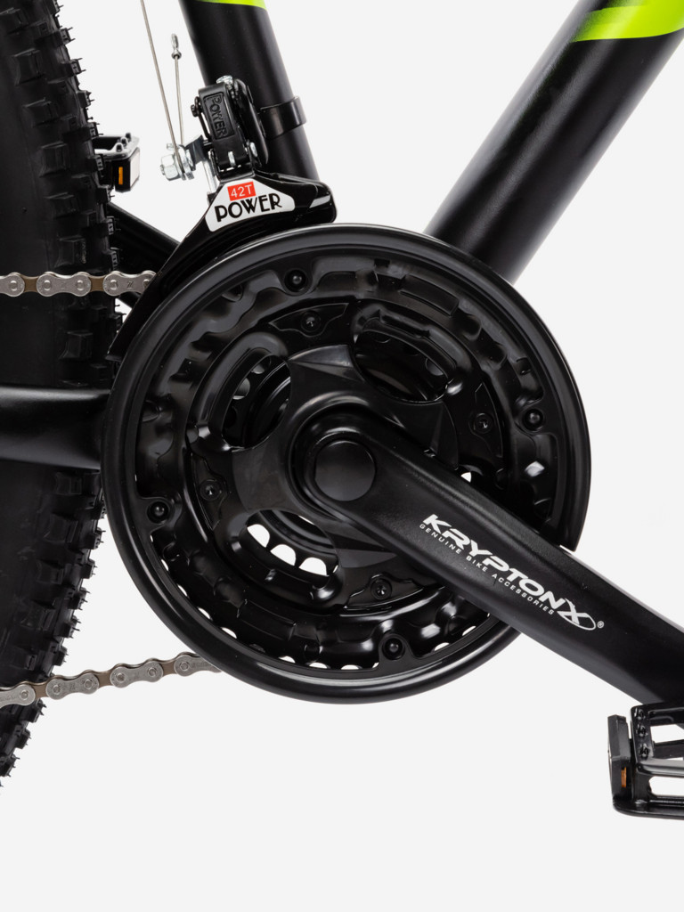 Велосипед CAPRIOLO MTB LEVEL 9.1 (3 X 7), рама алюминий 19'', колёса 29'' (чёрный (матовый) - зелёный)