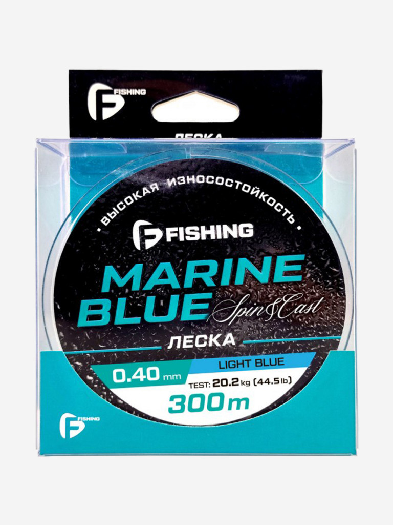 Леска Marine Blue Spin F-FISHING 300м 0,40мм 20,2кг/44,5lb