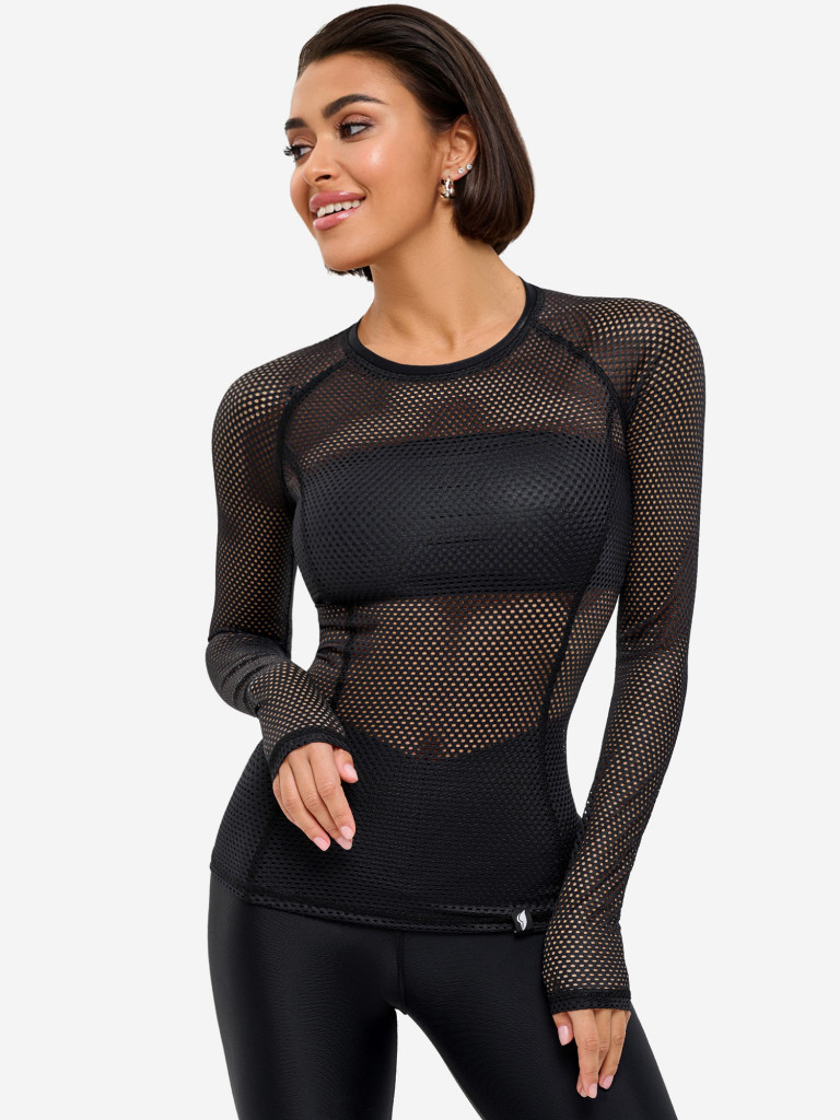 Рашгард женский Bona Fide Rashguard Round Fresh "Black"