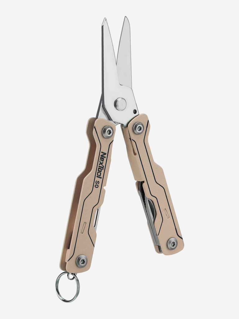 Мультитул Nextool Micro Sailor Scissors S0, коричневый