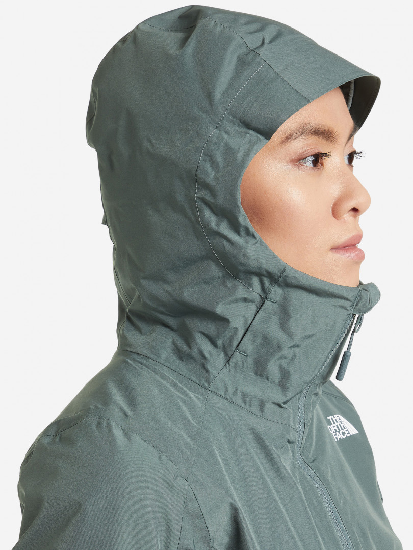 фото Куртка утепленная женская the north face hikesteller, зеленый