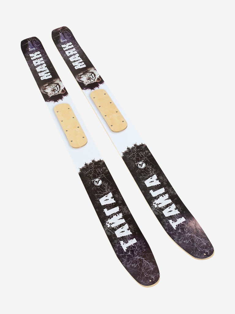 Охотничьи лыжи Маяк ТАЙГА 185х15 см, дерево + накладки, дерево