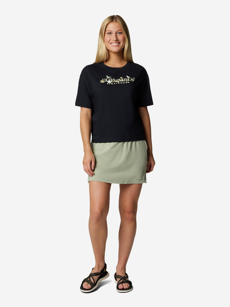 Футболка женская Columbia Rolling Bend Graphic Relaxed Crop Ss