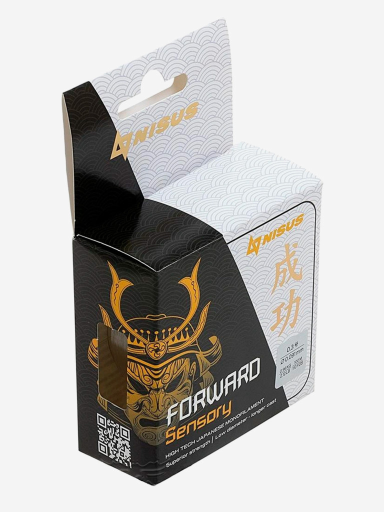 Леска для рыбалки Nisus FORWARD Sensory Nylon 0,091мм, 100м, 0,96кг, прозрачный