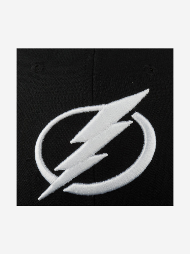 Бейсболка с прямым козырьком MITCHELL NESS 6HSFLR22464-TBLBLCK Tampa Bay Lightning NHL (черный)