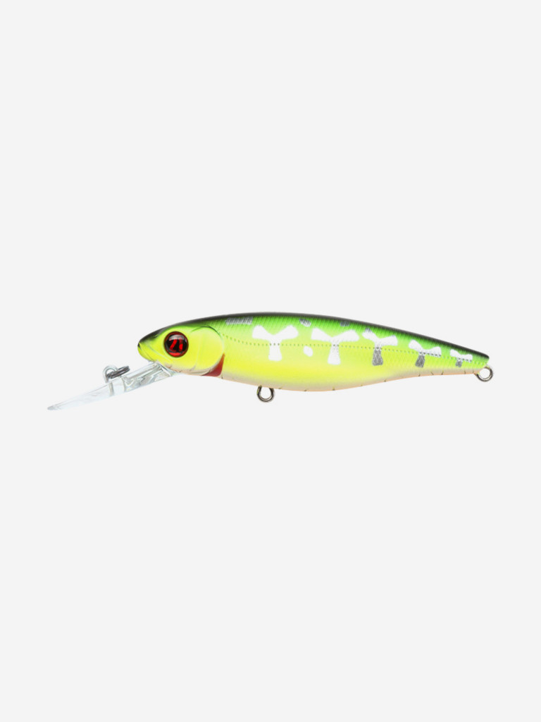 Esca Wobbler Pontoon21 GreedyGuts 111F-SR – Colore Fire Tiger 470, Galleggiante, 111mm, Per Lucci, Persici, Trote