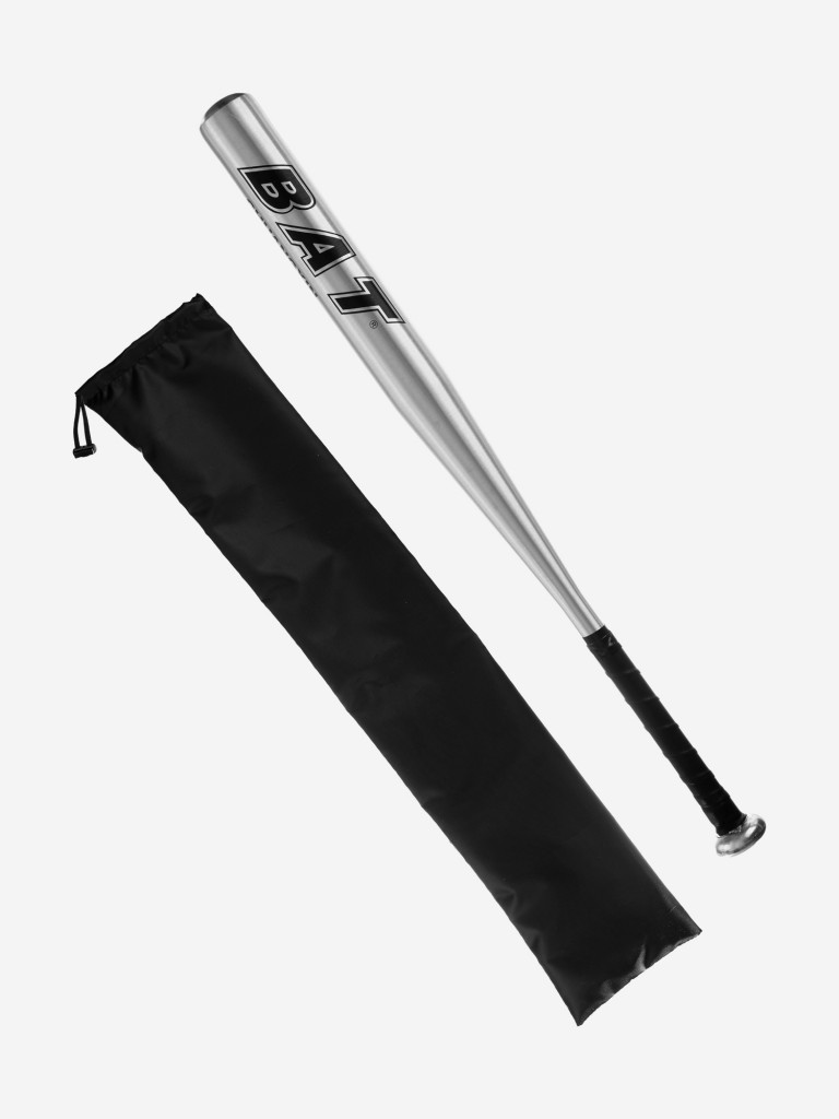 Бита бейсбольная алюминиевая Estafit серебро 28" с чехлом