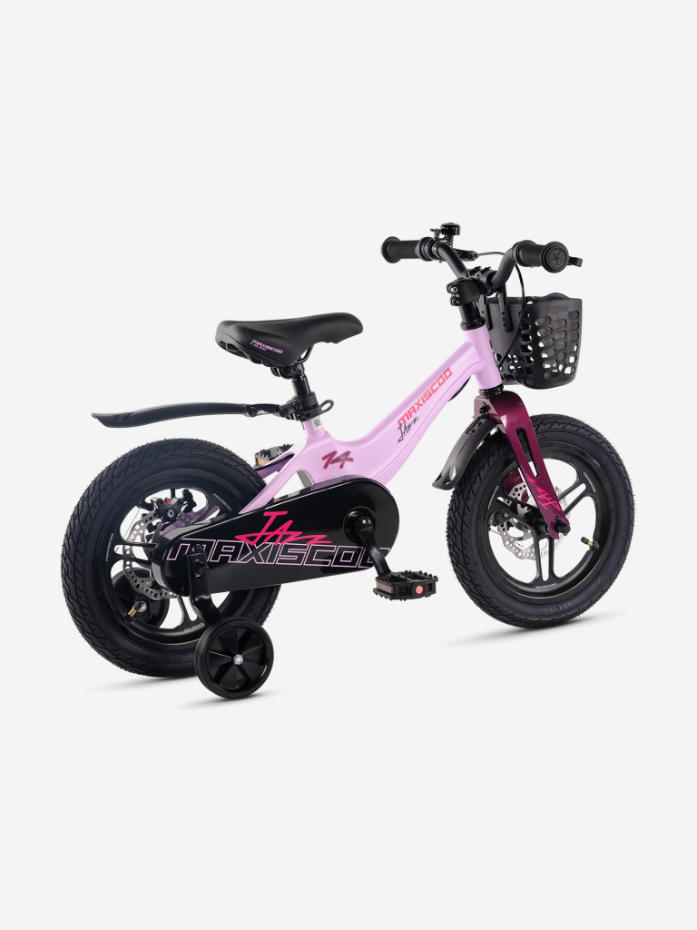 Велосипед детский Maxiscoo JAZZ PRO 14'', лавандовый матовый, 2025