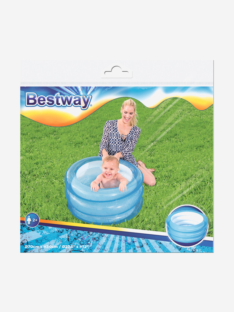 Бассейн Bestway 51033 детский надувной 70х30см 43л