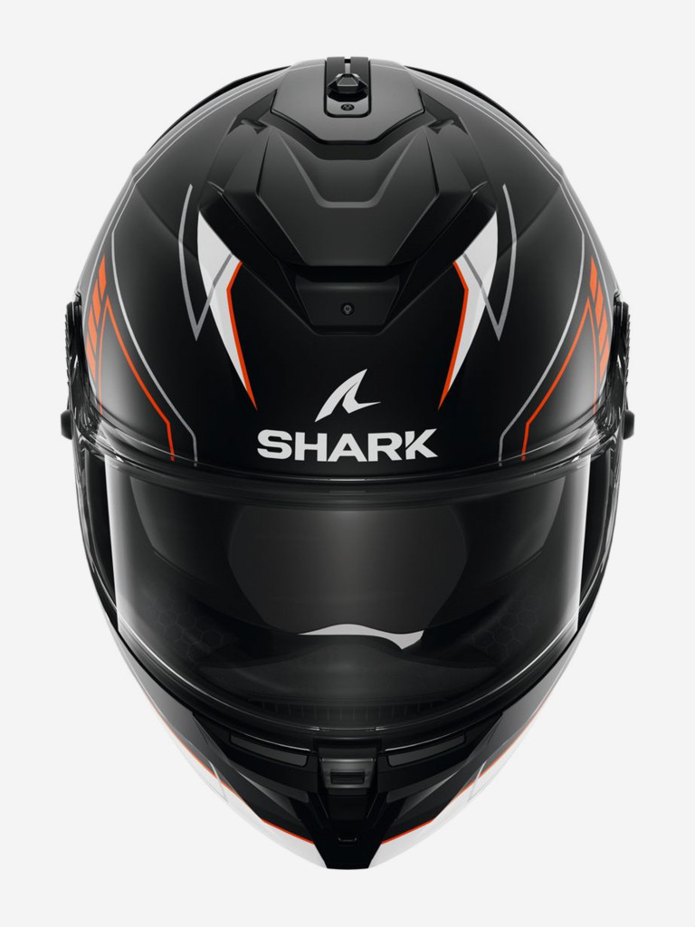 Мотошлем интеграл Shark SPARTAN GT PRO TORYAN MAT Black/Orange/Silver