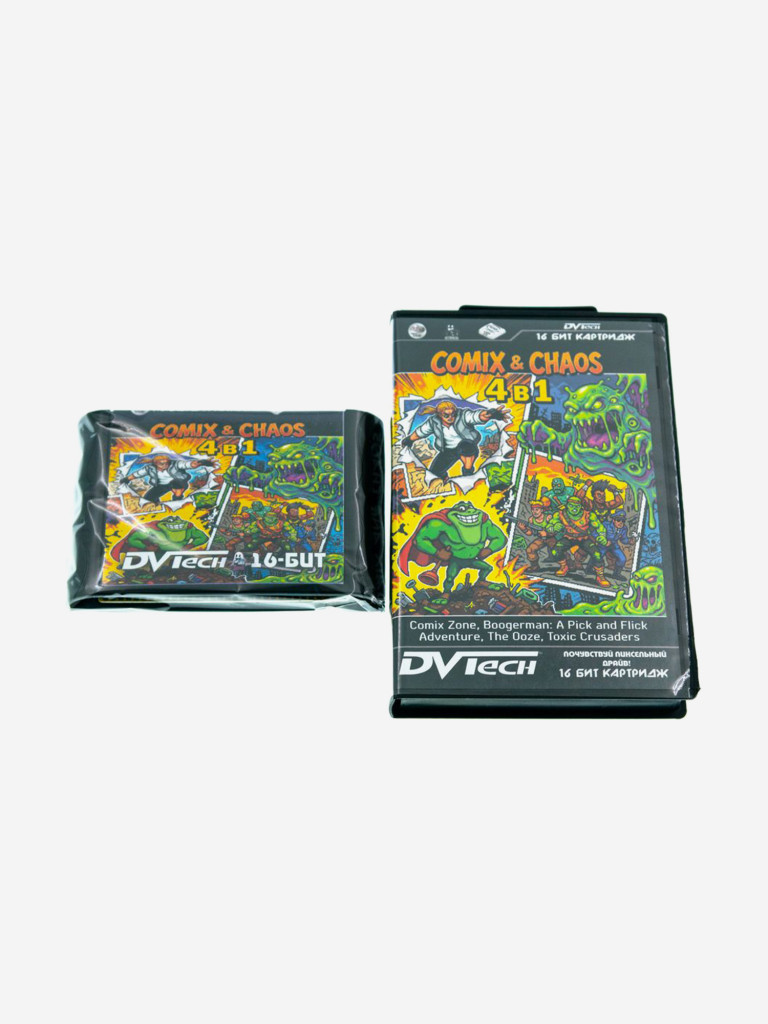 Картридж коллекционный DVTech Comix and Chaos 4 в 1