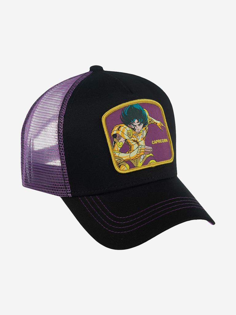 Бейсболка с сеточкой CAPSLAB CL/SAI/1/CAP Saint Seiya Capricorn (черный)