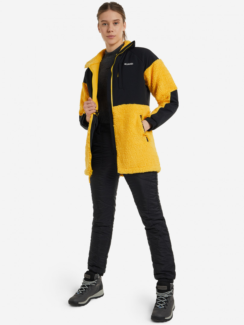 фото Джемпер флисовый женский columbia icons ballistic fleece, желтый