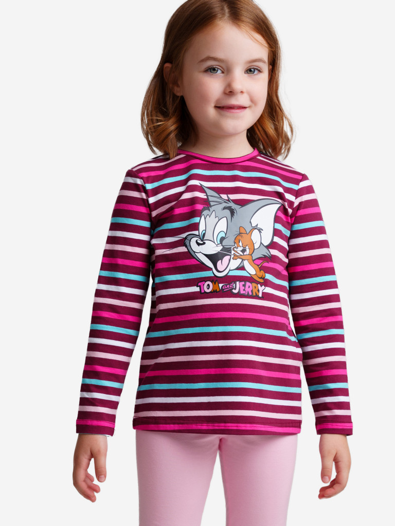 Лонгслив для девочек PlayToday