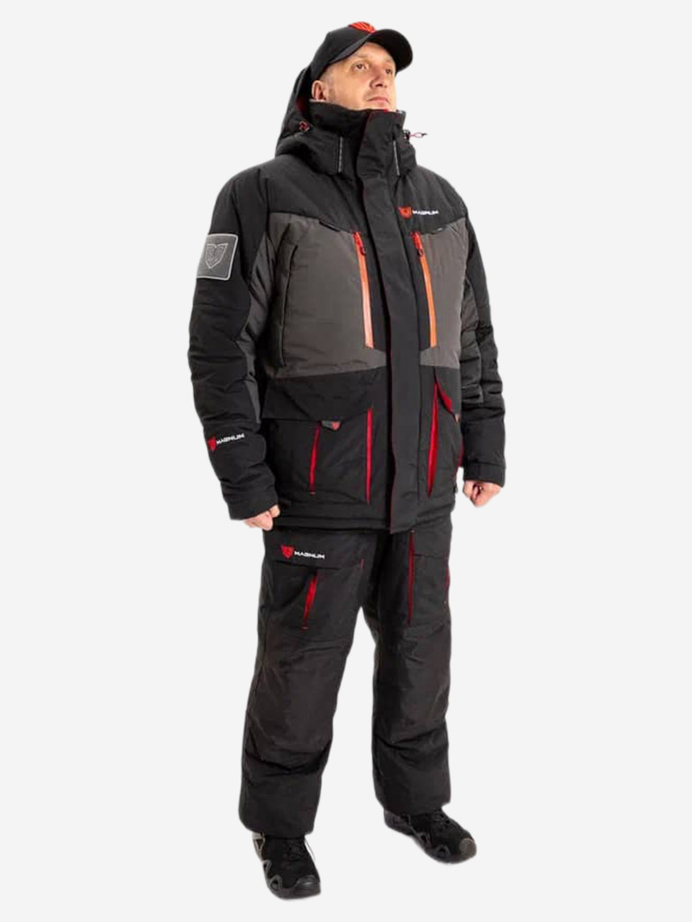 Костюм для рыбалки мужской MAGNUM GEAR TITAN 2 -45° С графит/черный