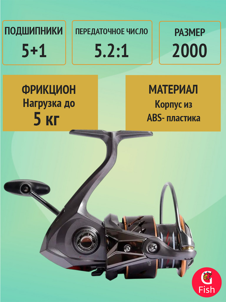 Катушка безынерционная Maximus Zircon-X 2000 (5+1 подшипников)